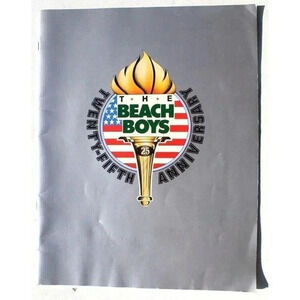 Vintage The Beach Boys 25th Anniversary Concert PROGRAM Book - RARE